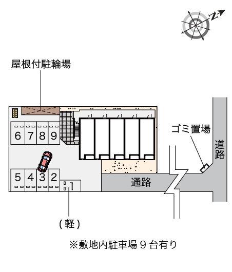 ルーナ　ピエーナ(54607)の駐車配置図