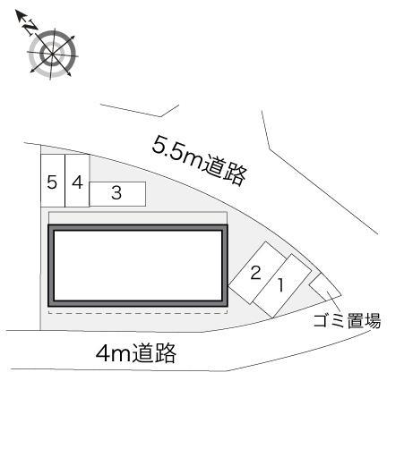 古城(11151)の駐車配置図
