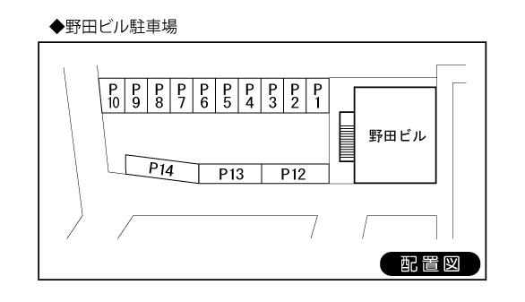 野田ビルの駐車配置図