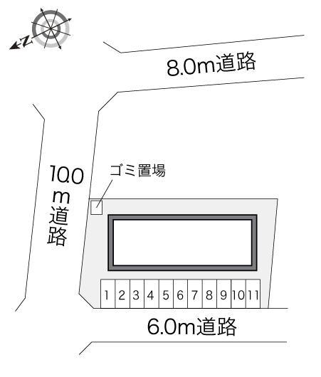 スズラン(22768)の駐車配置図