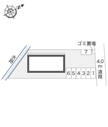 富岡(23362)の駐車配置図