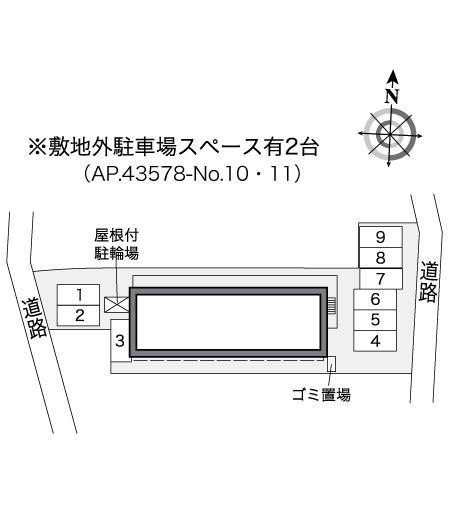 柚(27574)の駐車配置図