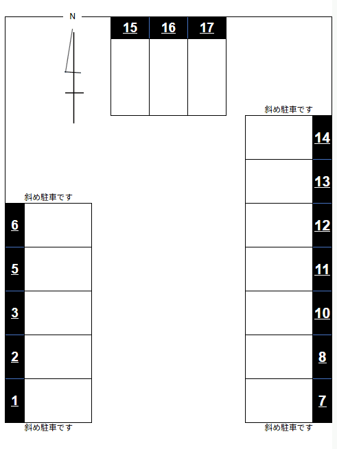 NO.29の駐車配置図