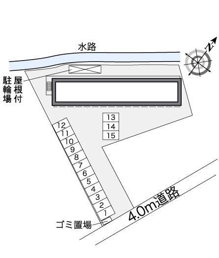 ハーベスト新橋(26085)の駐車配置図