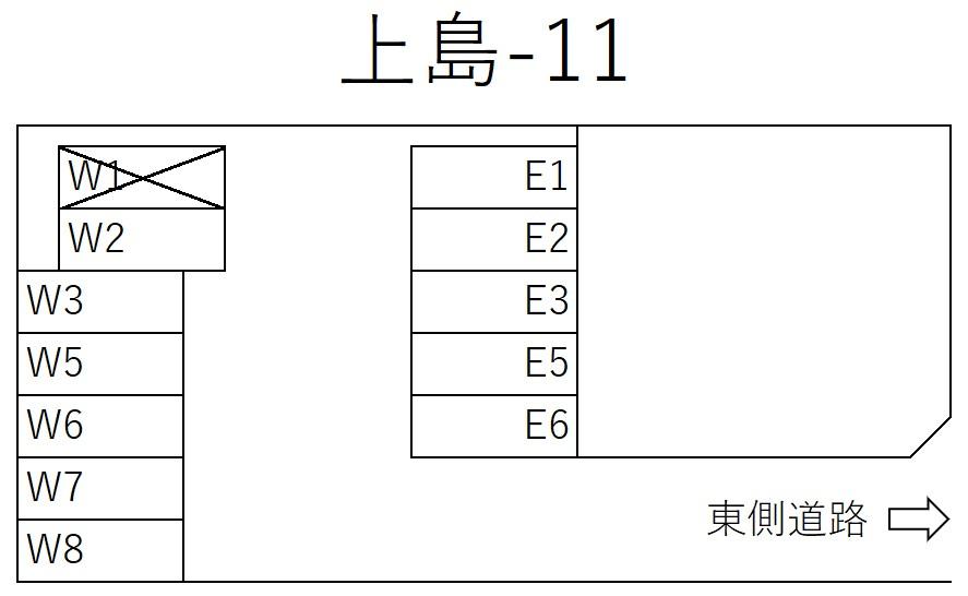 上島-11の駐車配置図