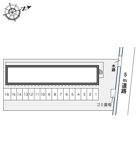 Ｃｏｍｆｏｒｔ(16968)の駐車配置図