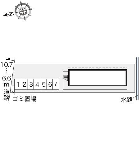 ＢＥＡＲ(17571)の駐車配置図