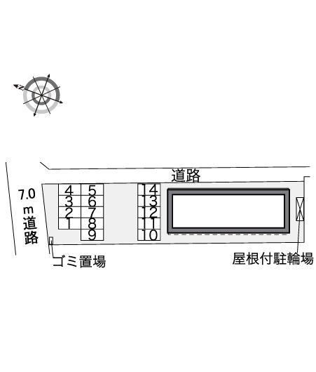 サクセスⅡ(40061)の駐車配置図
