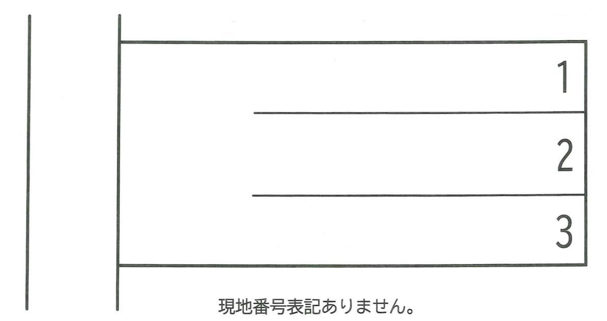 浜松市中央区向宿3丁目1-27駐車場の駐車配置図