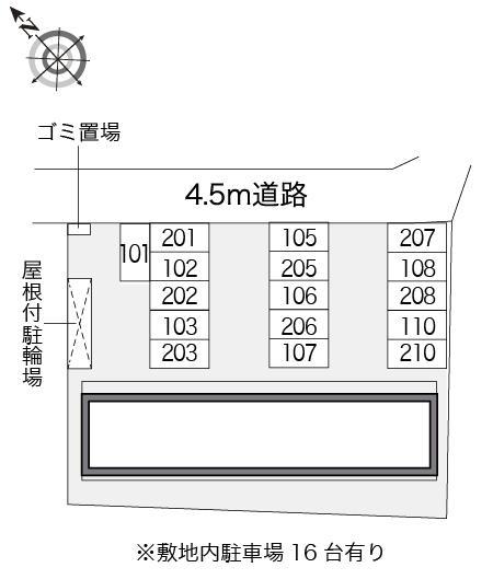 Ｍ’ｓフレーズ(11167)の駐車配置図