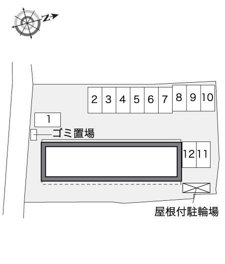 美しい館(30755)の駐車配置図