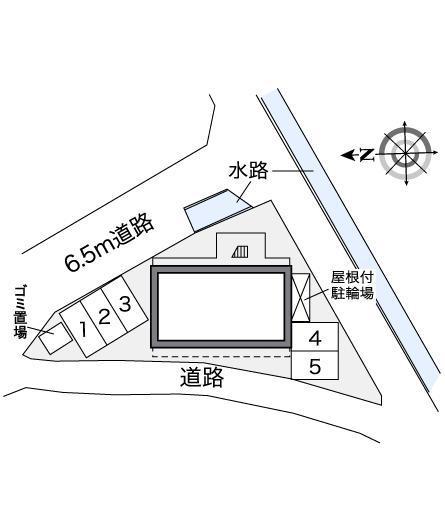 サンフラワー中庄(35455)の駐車配置図