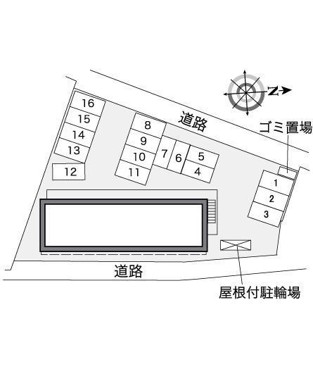 カトレア(36214)の駐車配置図
