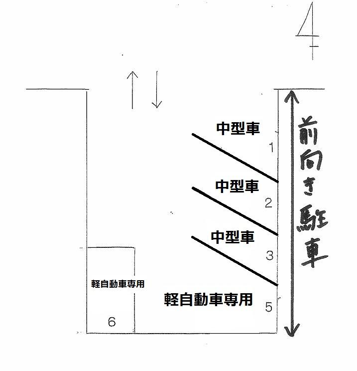 P524の駐車配置図