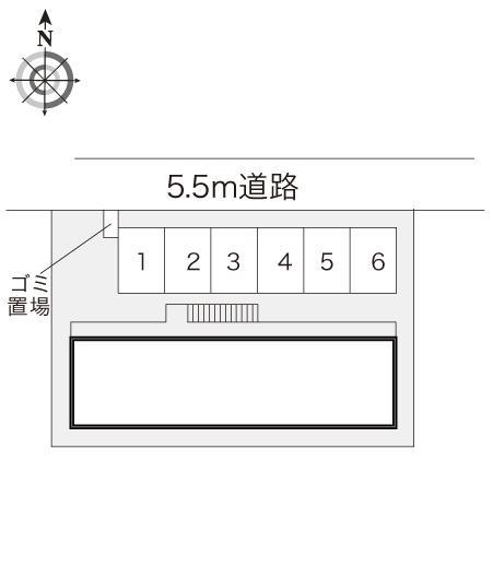 和(12600)の駐車配置図
