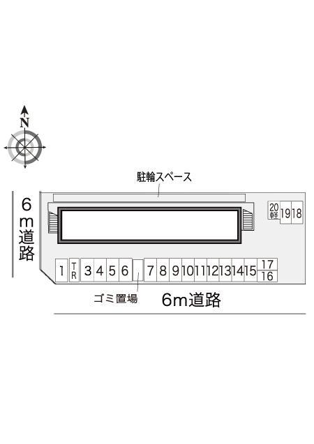 スクエア(12357)の駐車配置図