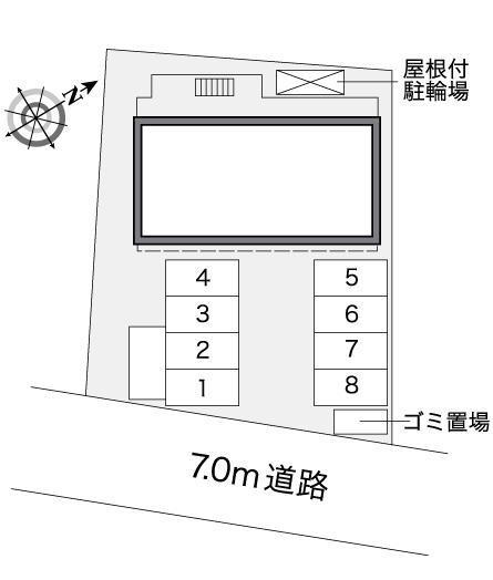 アクエリウス(27232)の駐車配置図