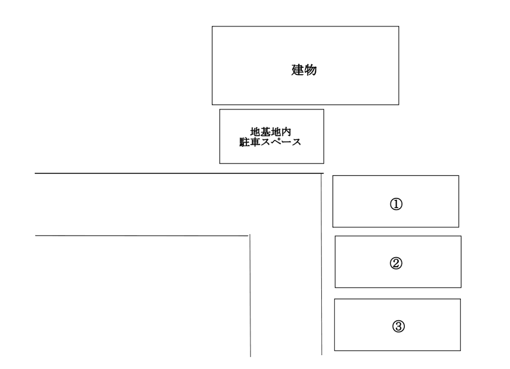 伊奈町小室駐車場の駐車配置図