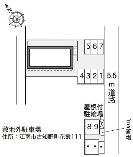 ＳＵＮ(30659)　敷地外駐車場の駐車配置図