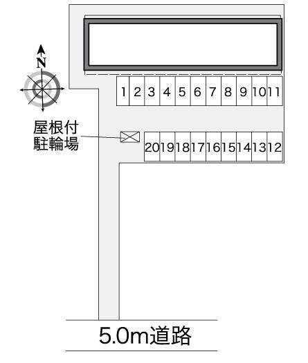 ピクシス　福田(38648)の駐車配置図