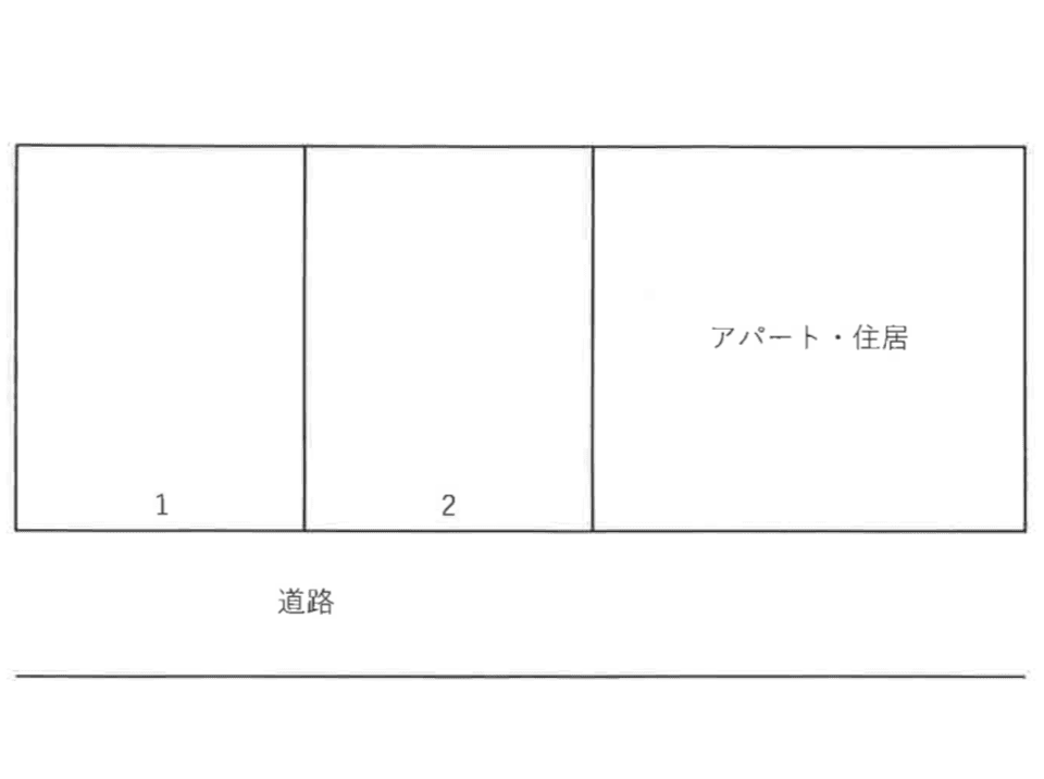 メゾンフォレスト駐車場の駐車配置図