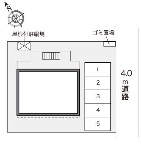 万場山Ⅱ(40741)の駐車配置図