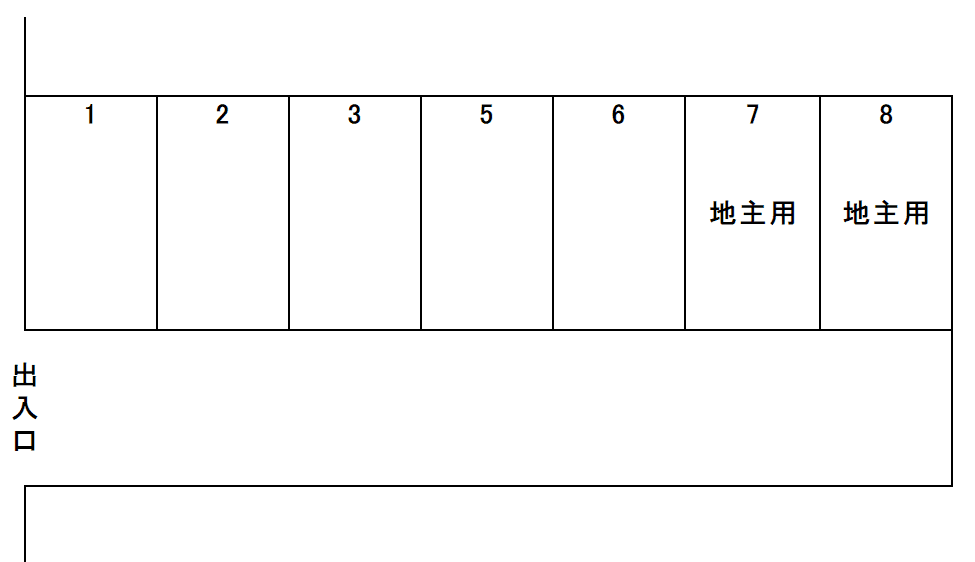 000136の駐車配置図