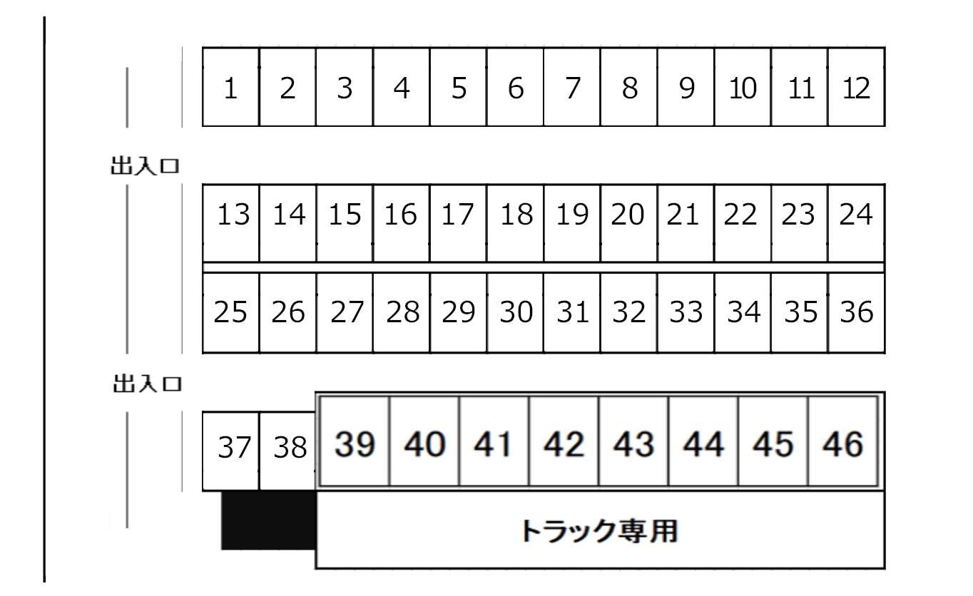 パーキング樹Ⅰの駐車配置図