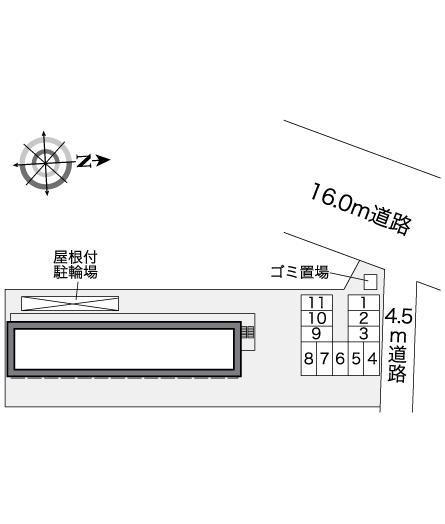 ＷＩＳＨ(25557)の駐車配置図