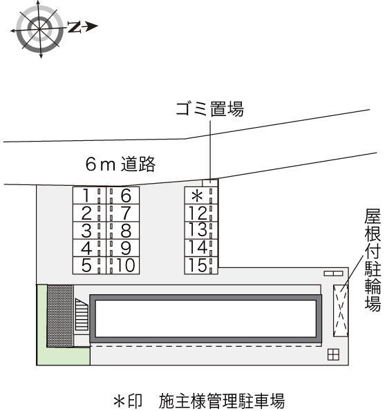 ノビア　カーサ(16731)の駐車配置図