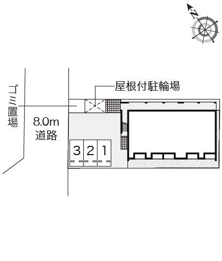 フレールⅡ(55146)の駐車配置図