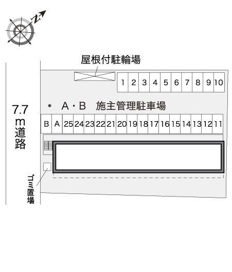 ＡＯＫＩ　Ⅱ(31866)の駐車配置図