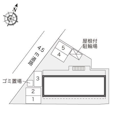 成美(32725)の駐車配置図
