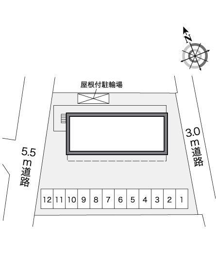 ナチュール(39547)の駐車配置図