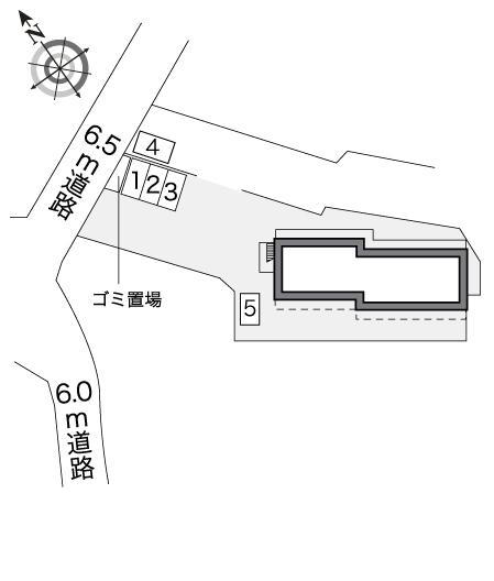 アーバン向丘(21900)の駐車配置図