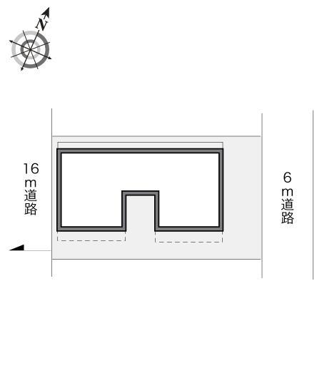 クレヨンハウス(10474)の駐車配置図