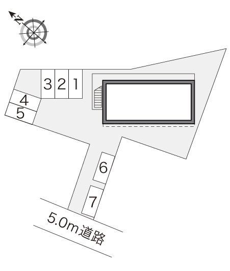 青木(21949)の駐車配置図