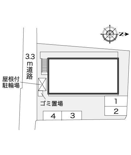 フラワーヒルズ(25313)の駐車配置図