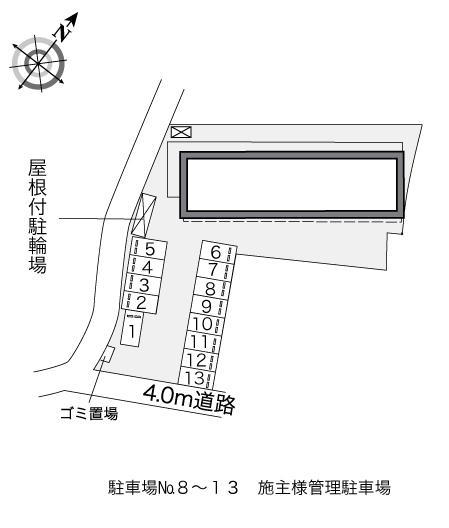 サニーコート(25228)の駐車配置図