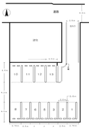 あびこ宮田ガレージの駐車場