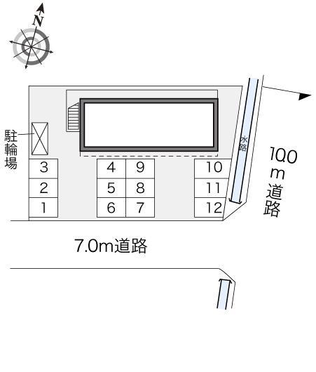 フィオーレ(24133)の駐車配置図