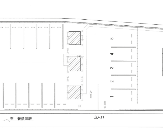 【TD】仲之久保第２駐車場の駐車配置図