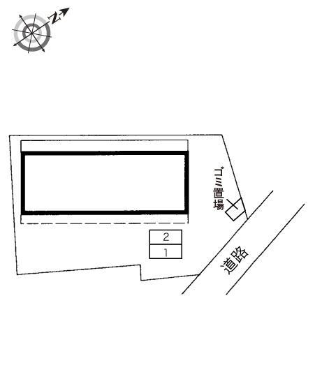ブラッサム(10227)の駐車配置図