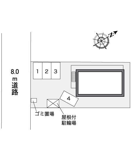 ブリジャール(39121)の駐車配置図