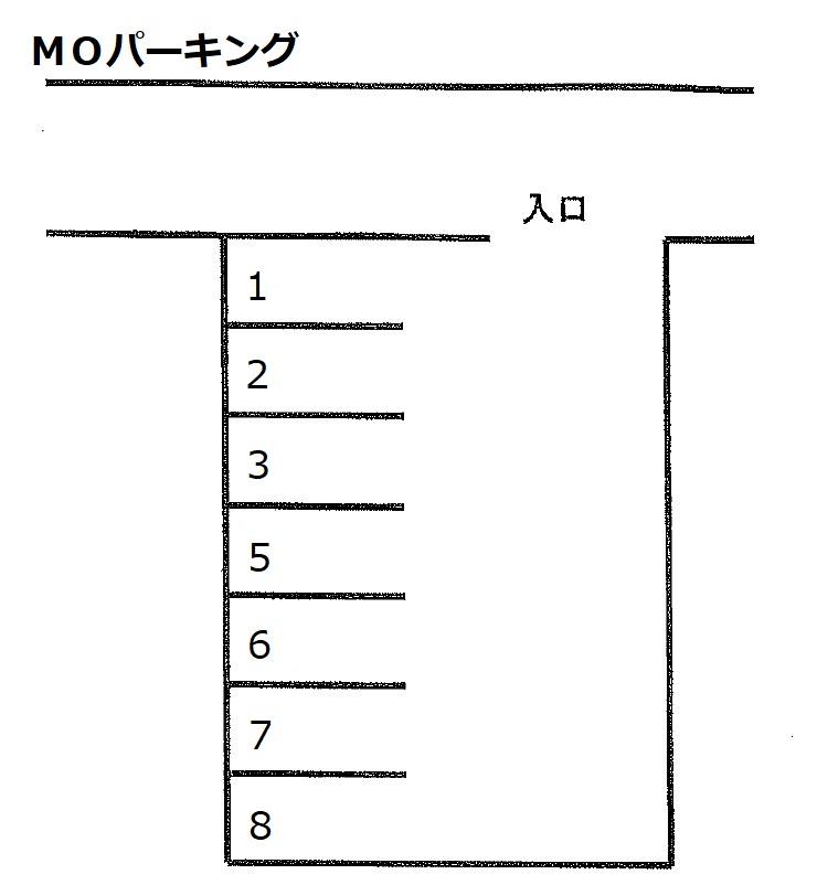 ＭＯパーキングの駐車配置図