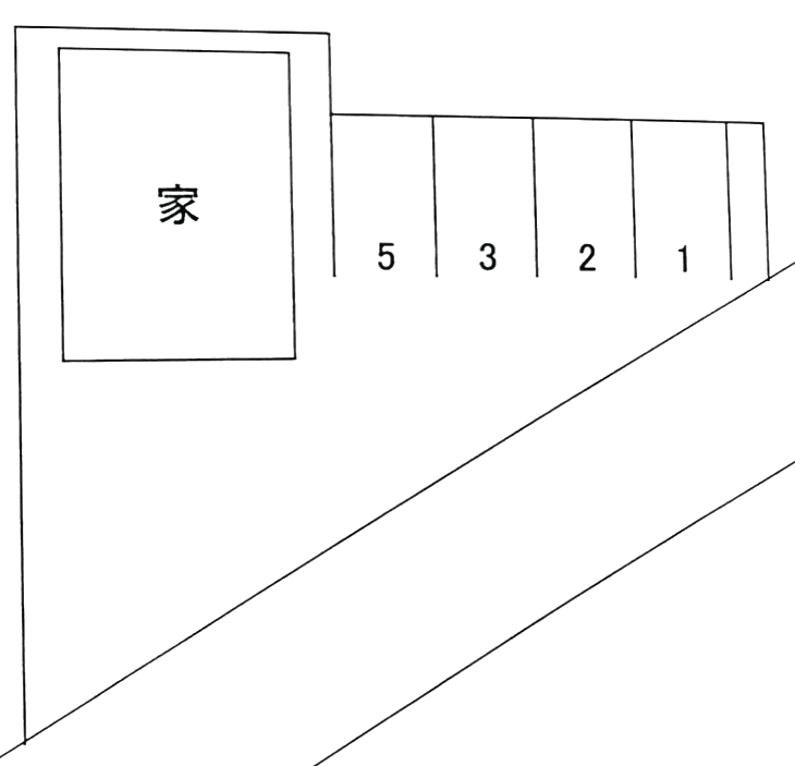 Ｋ・Ｍパーキングの駐車配置図