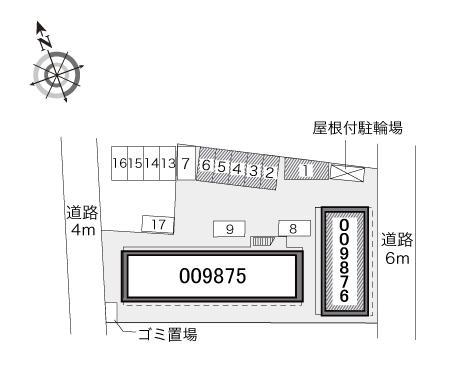 ストーンリバーⅡ(9876)の駐車配置図