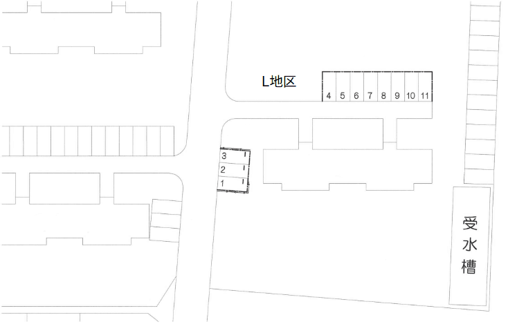 幸町_Ｌ地区の駐車配置図