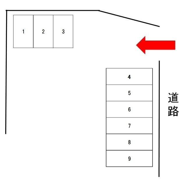 ひたち野Sパーキングの駐車配置図