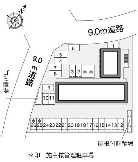 しるびあ(38990)の駐車配置図